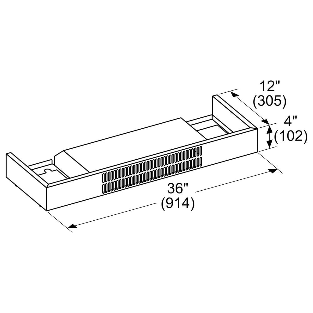 Thermador Recirculation Kit for Low-Profile Wall Hoods, , large