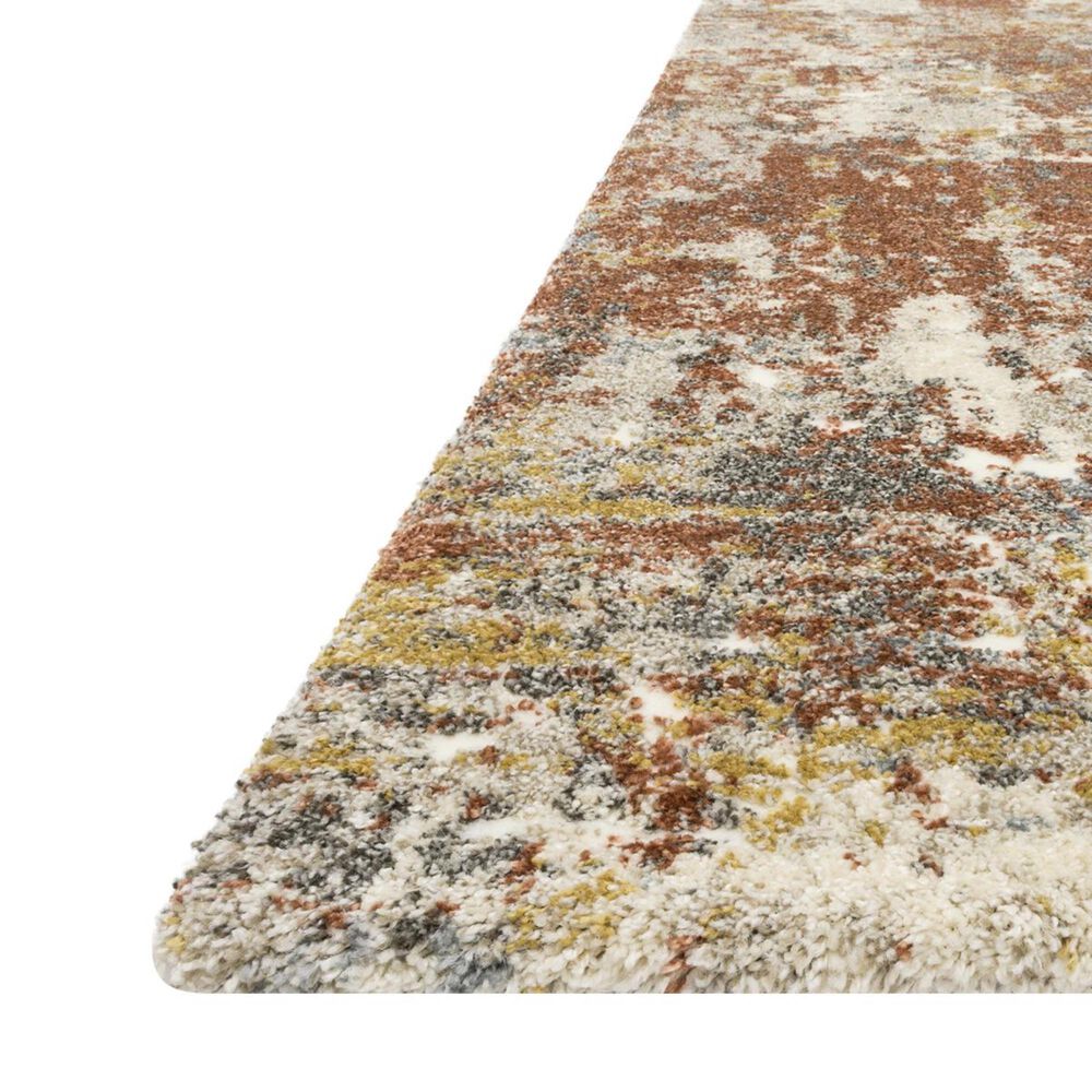 Loloi Landscape LAN-03 2&#39;2&quot; x 12&#39;7&quot; Rust Runner, , large