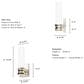Hunter Lenlock 1-Light Wall Sconce with Cased White Shade in Brushed Nickel, , large