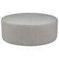 Rowe Furniture Circle Plain 44" Round Ottoman in Bone White, , large