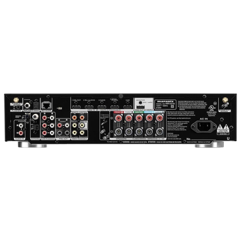 Marantz 5 Channel Slimline AV Receiver in Black, , large