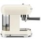 Smeg 33.81 Oz Espresso Manual Coffee Machine in Cream and Polished Chrome, , large