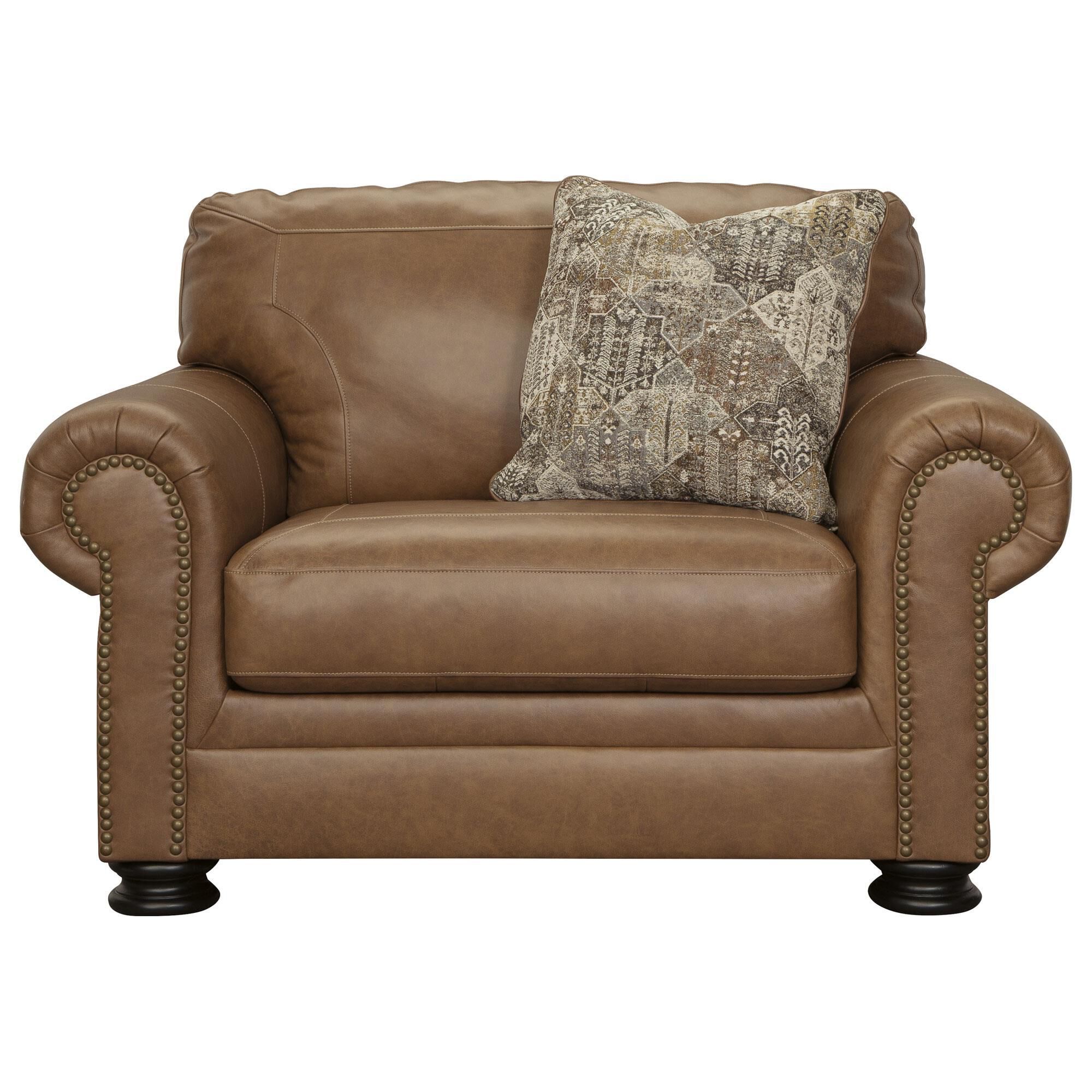 Signature Design by Ashley Carianna Oversized Chair in Caramel