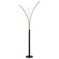 Lite Source Monita 3-Lite LED Arch Lamp in Black, , large