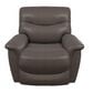 La-Z-Boy James Power Rocking Recliner with Headrest and Lumbar in Walnut, , large