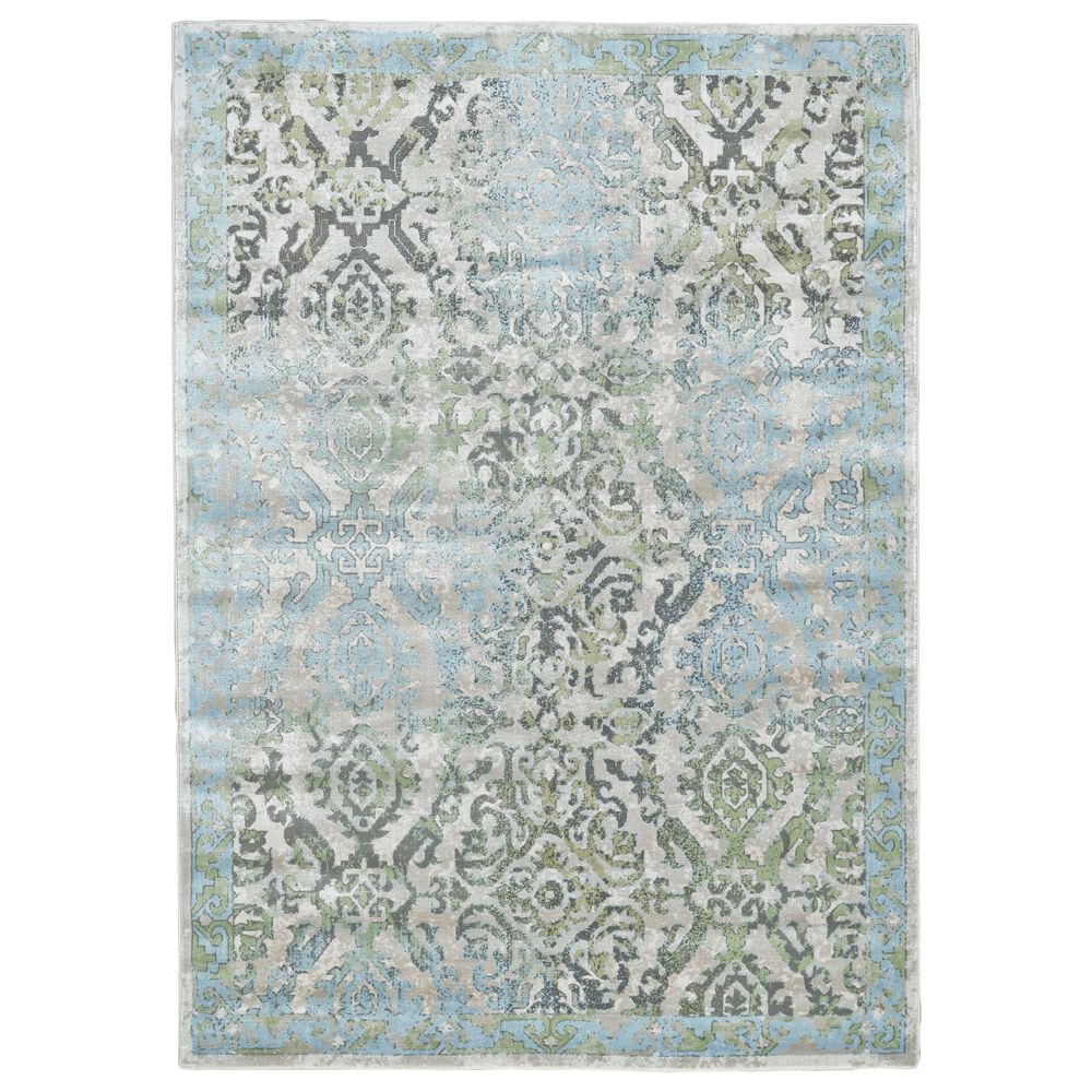 Feizy Rugs Katari 10" x 13"2" Ice and Birch Area Rug, , large