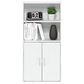 HOMLUX 4-Tier Open Shelf Display Bookcase in White, , large