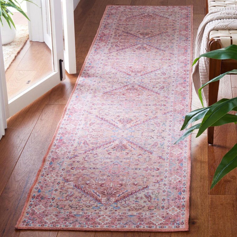 Safavieh Serapi 2&#39; x 9&#39; Beige and Pink Runner, , large