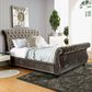 Furniture of America Earnest Queen Upholstered Bed in Gray, , large