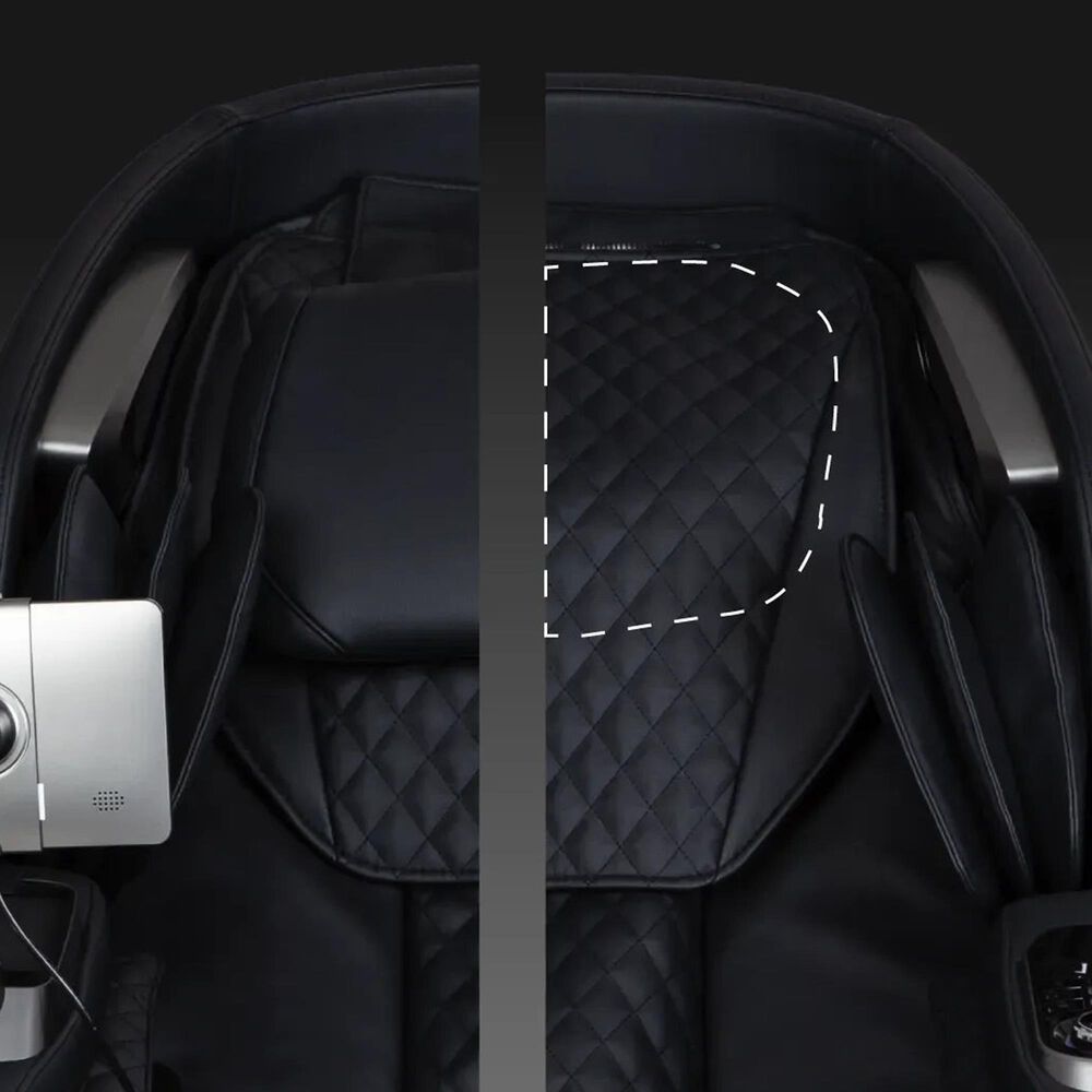 Osaki Bravo  Duo 4D Massage Chair in Black, , large