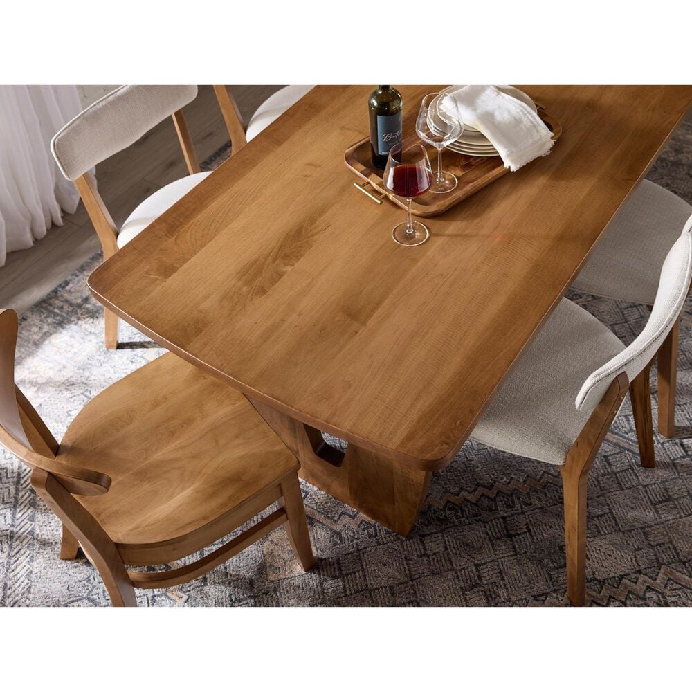 Archbold Furniture Harper, Wesley and Keenan 7-Piece Rectangular Dining Set in Harvest, , large