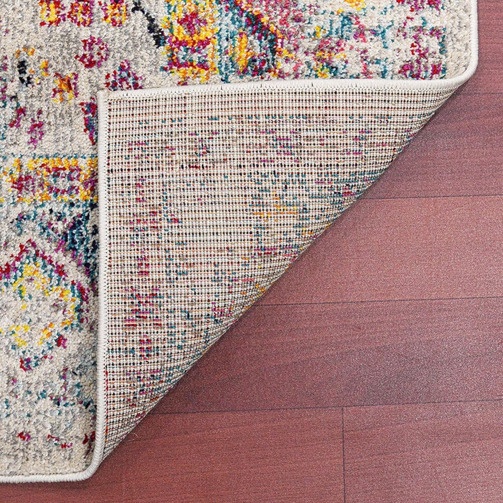 Amer Rugs Montana 7&#39;10&quot; x 10&#39;10&quot; Gray and Orange Area Rug, , large