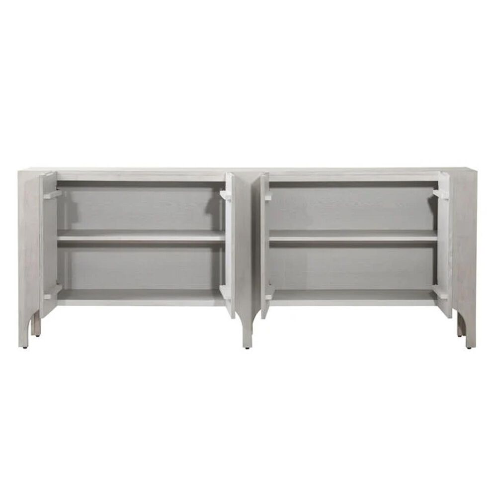 Blue Sun Designs Maiya 4 Door 4 Shelves Sideboard in Light Gray Wash, , large