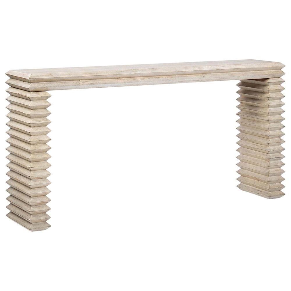 Jennifer Taylor Home Veda Console Table in Whitewashed Natural, , large