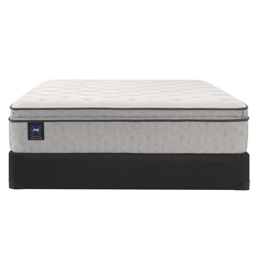 Sealy Essentials Hayward Soft Euro Pillow Top Full Mattress with High Profile Box Spring, , large