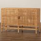Baxton Studio Vivan 2-Door Storage Cabinet in Natural Brown, , large