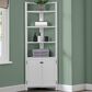 Timberlake Dover 68" Corner Storage Cabinet in White, , large