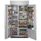 KitchenAid 25.5 Cu. Ft. Side By Side Built-In Refrigerator in Stainless Steel and PrintShield, , large
