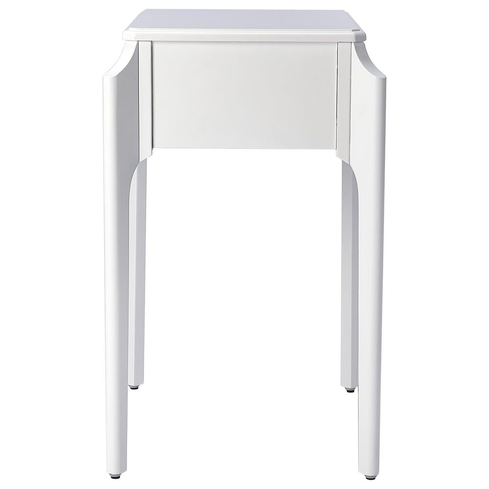 Butler Specialty Company Wilshire 1-Drawer Nightstand in Smooth White, , large
