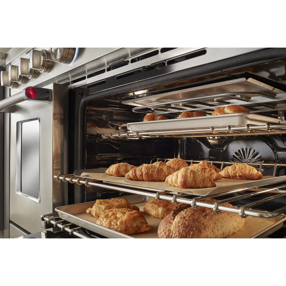 KitchenAid 6.3 Cu. Ft. Freestanding Gas Range with Griddle in Stainless Steel, , large