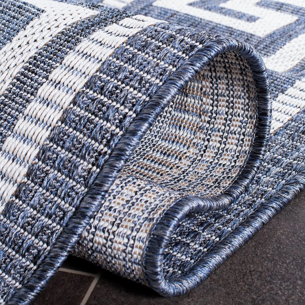Safavieh Martha Stewart Cyprus Geometric 2&#39; x 7&#39; Grey and Cream Runner, , large