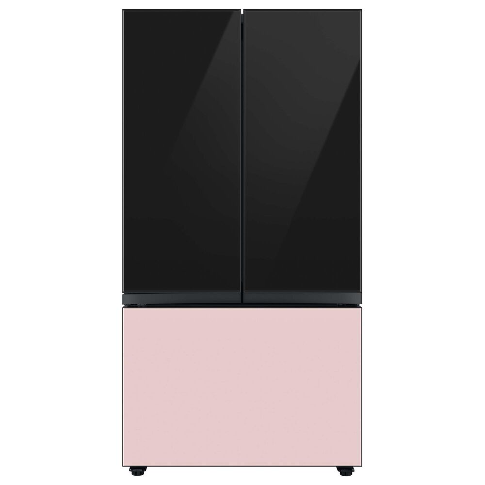 Samsung Bespoke Bespoke 3-Door French Door Refrigerator Top Panel in Charcoal Glass, , large