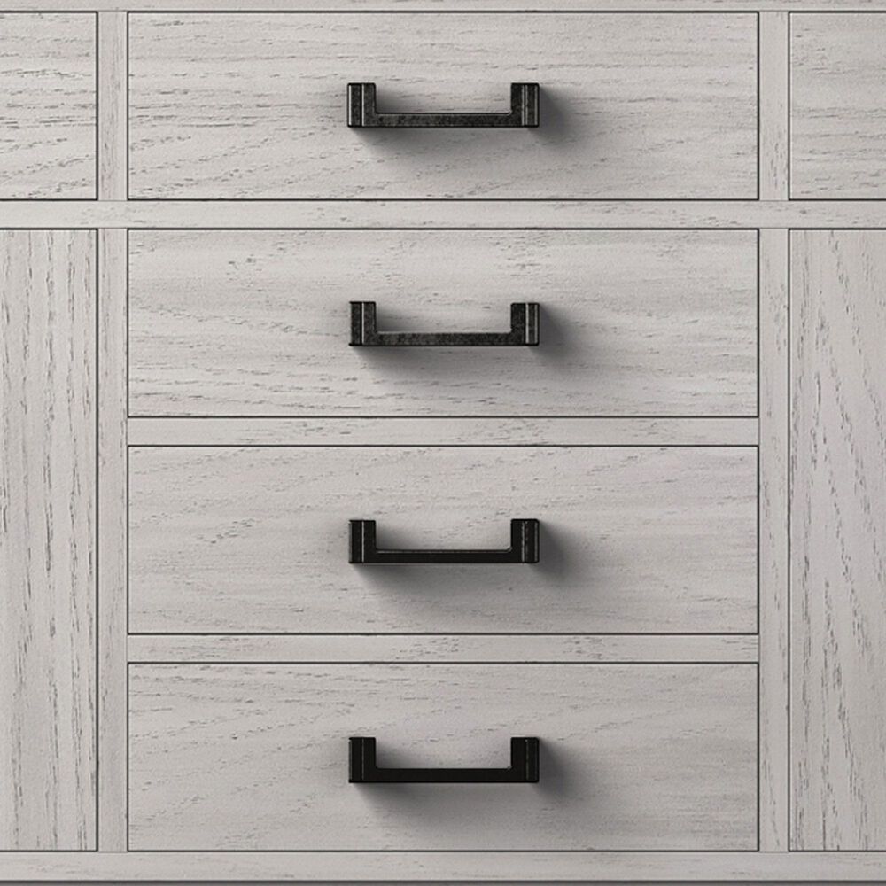 Lexora Home Laurel 72&quot; Double Bathroom Vanity in White Oak with White Carrara Marble Top and Rectangular Sinks, , large