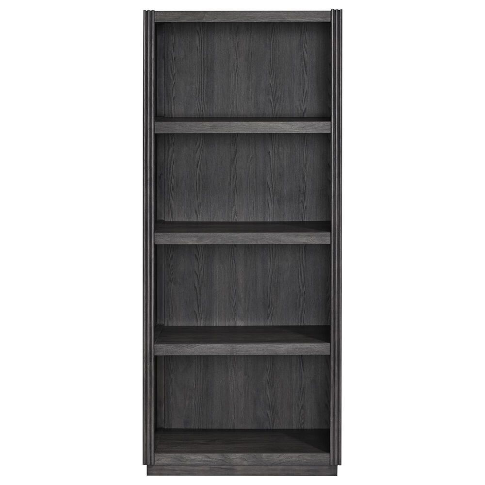 Belle Furnishings Modern Edge 3-Piece Writing Desk with Bookcase and Castered File Cabinet Set in Caffe, , large