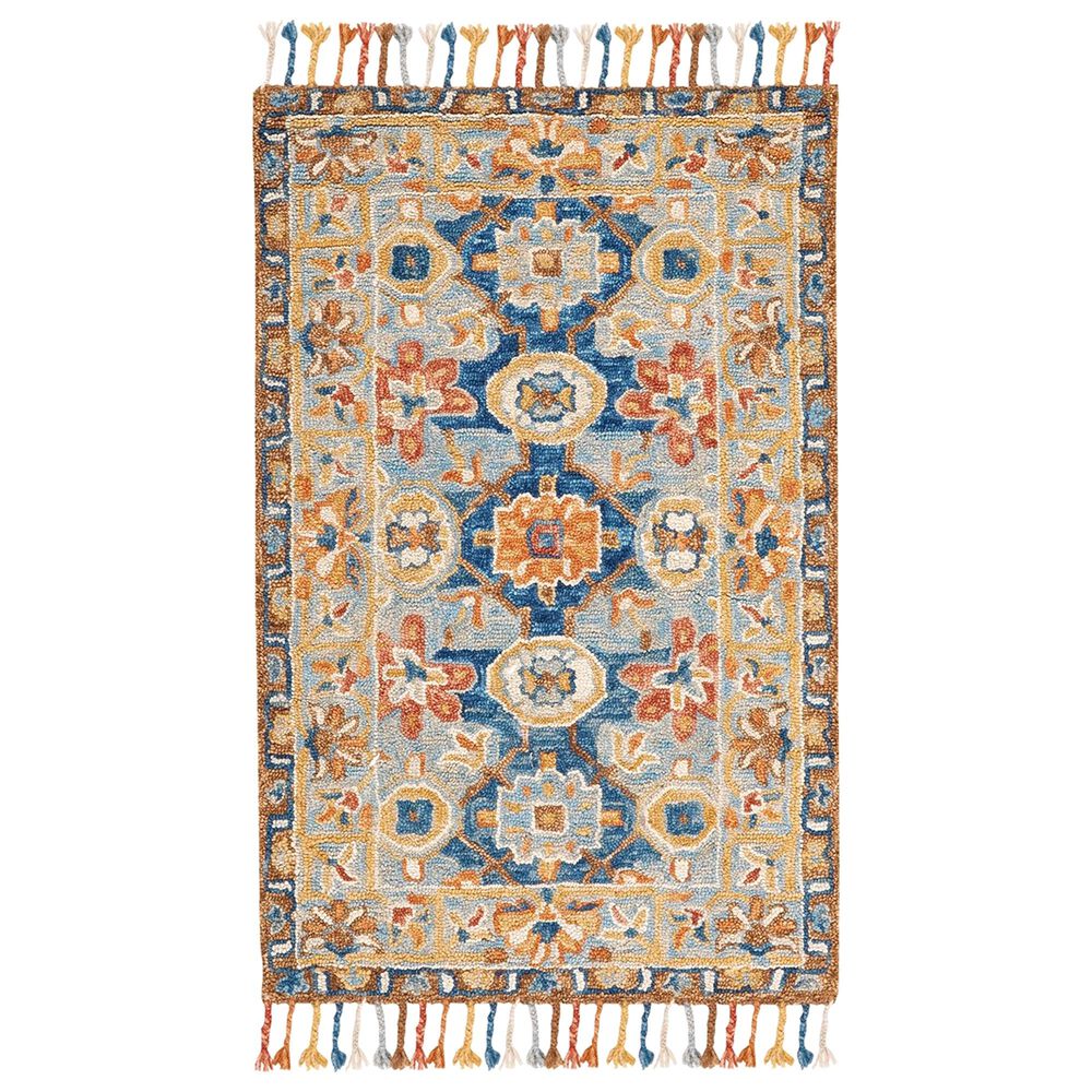 Safavieh Aspen 2'3" x 4' Gray and Navy Area Rug, , large