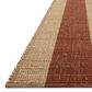 Loloi Weatherstaff Natural and Brick 3"6" x 5"6" Area Rug, , large