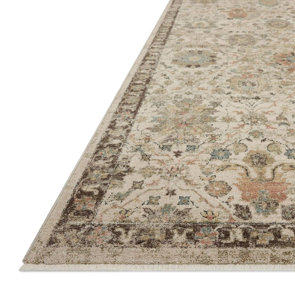 Loloi Briar Ivory and Multicolor 6'7" x 9'2" Area Rug, , large