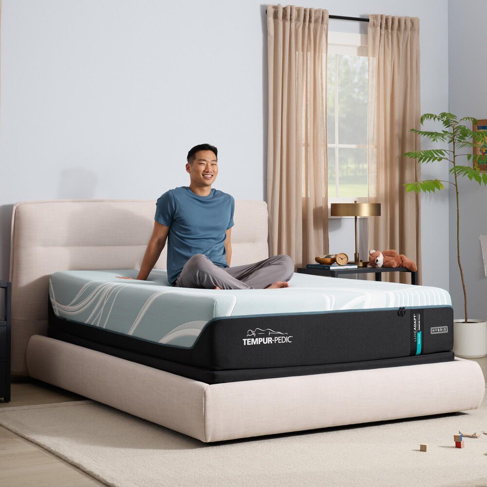 Tempur-Pedic LuxeAdapt 2.0 Medium Hybrid California King Mattress with Low Profile Box Springs, , large