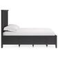 Urban Home Grace Eastern King Storage Bed in Raven Black, , large