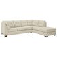 Ashley Falkirk 2-Piece Right Facing Sectional with Chaise in Parchment, , large