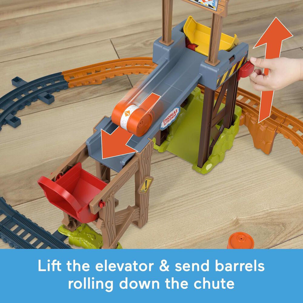 Fisher Price Construction Track Train Toy Set in Mutilcolor, , large