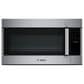 Bosch 800 Series 2-Piece Kitchen Package with 4.8 Cu. Ft. Gas Slide-in Range and 1.9 Cu. Ft. Over-The-Range Microwave in Stainless Steel, , large