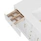 James Martin Bellshire 48" Single Bathroom Vanity in Bright White with 3 cm Parisien Bleu Silestone Top and Rectangular Sink, , large