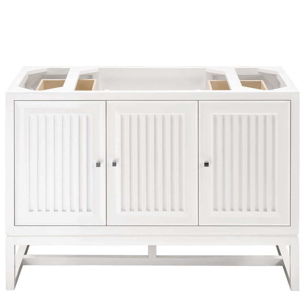 James Martin Athens 48" Single Bathroom Vanity in Glossy White Shop NFM