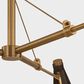 Troy Lighting Andersen 3-Light Chandelier in Patina Brass and Bronze, , large