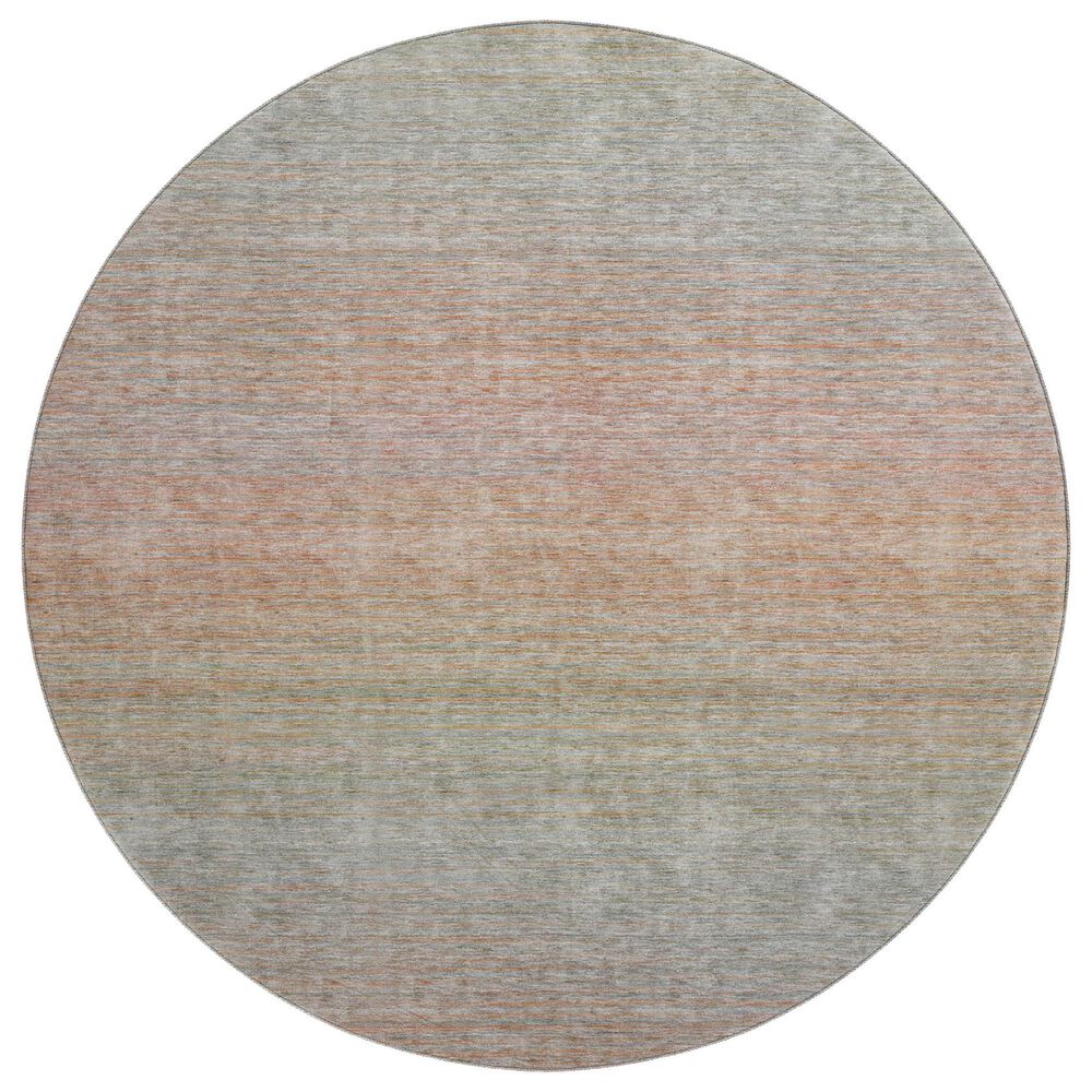 Dalyn Rug Company Trevi TV11 8" Round Coral Area Rug, , large
