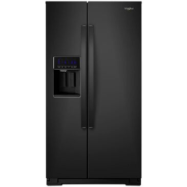 Whirlpool 28 Cu. Ft. 36-Inch Wide Side-by-Side Refrigerator in Black, , large