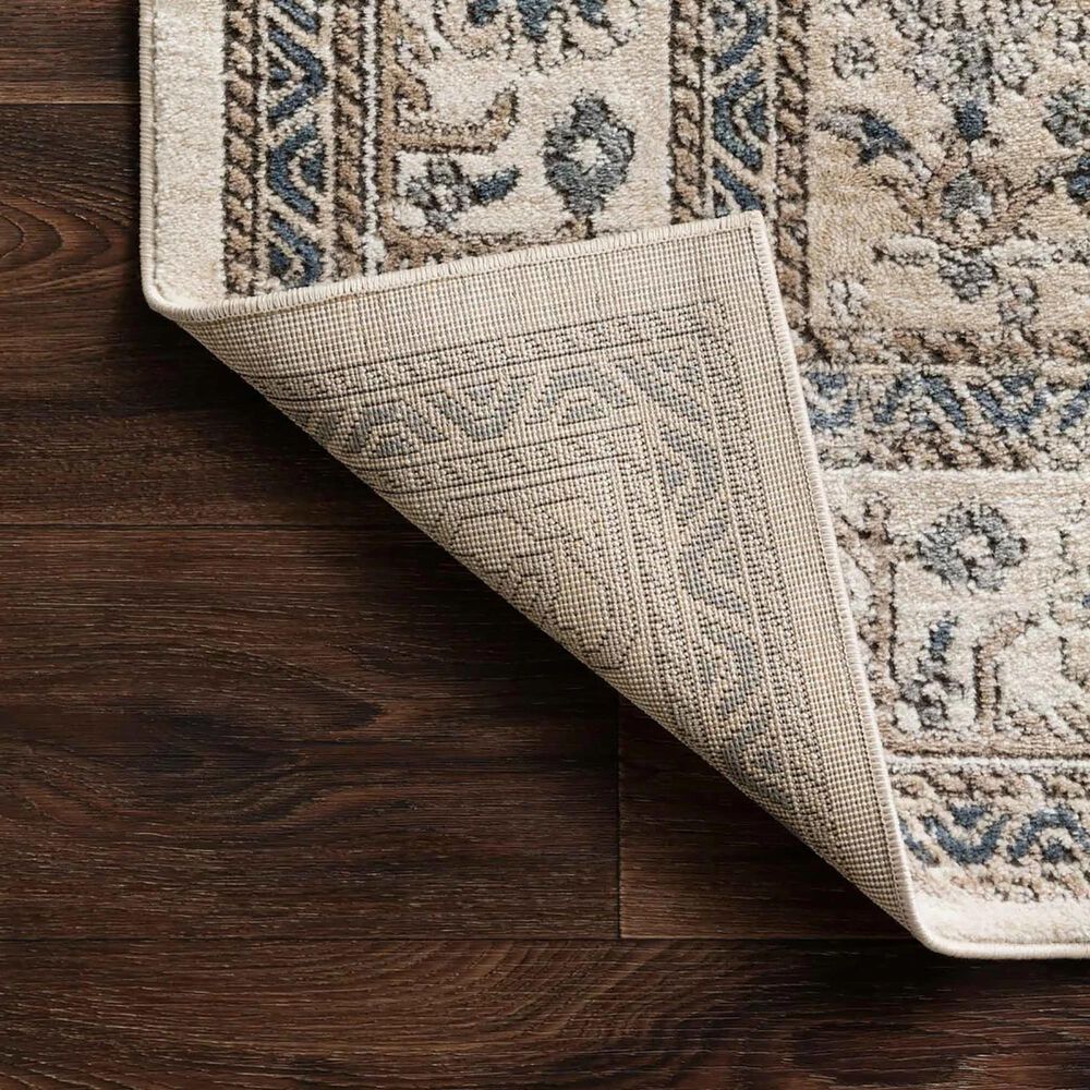 Loloi II Teagan TEA-02 5&#39;3&quot; x 7&#39;6&quot; Oatmeal and Ivory Area Rug, , large