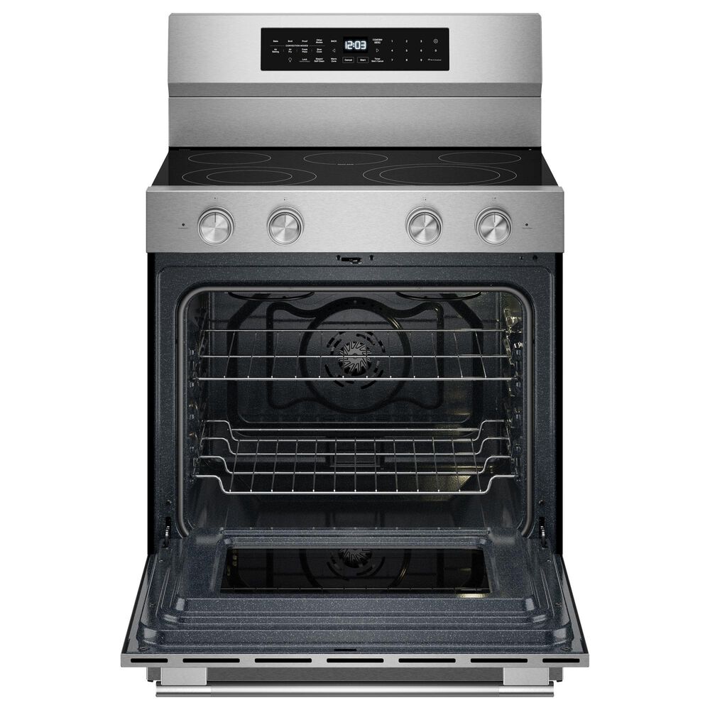 KitchenAid 4-Piece Kitchen Package with 31 Cu. Ft. French Door Refrigerator and 5.3 Cu. Ft. Smart Freestanding Electric Range in Stainless Steel, , large