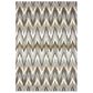 Oriental Weavers Verona 004D6 7"10" x 10"10" Grey and Taupe Area Rug, , large