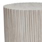 Classic Home Mrytle 24" Round End Table in Mango Wood, , large