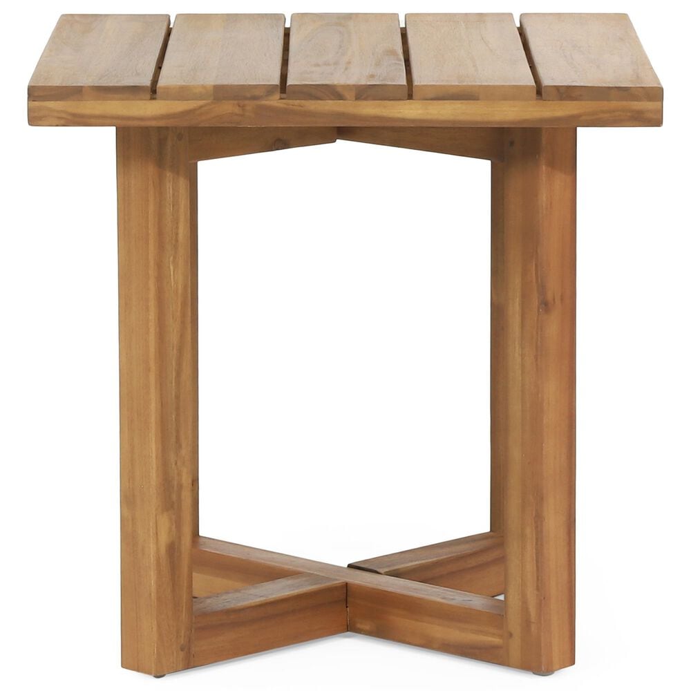 Hearth and Haven 2-Piece Patio Chat Set with Cross-Stretcher Base in Beige, , large