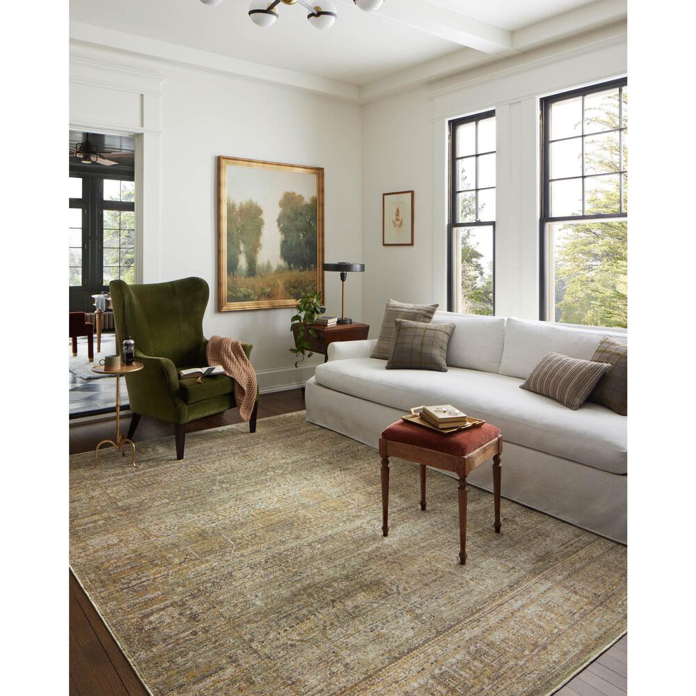 Loloi Bradbury 7&#39;10&quot; x 10&#39; Dove and Gold Area Rug, , large