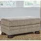Ashley Kananwood Ottoman in Oatmeal, , large