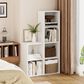 HOMLUX 4-Tier Open Shelf Display Organizer Bookcase in White, , large