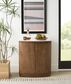 Riva Ridge Caden Bar Cabinet with Marble Top in Spiced Caramel, , large